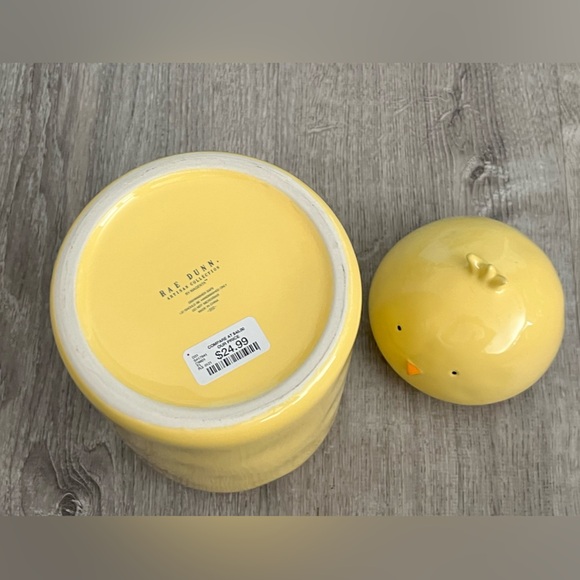 Rae Dunn Yellow Tweet Jar Canister Easter - Picture 4 of 4